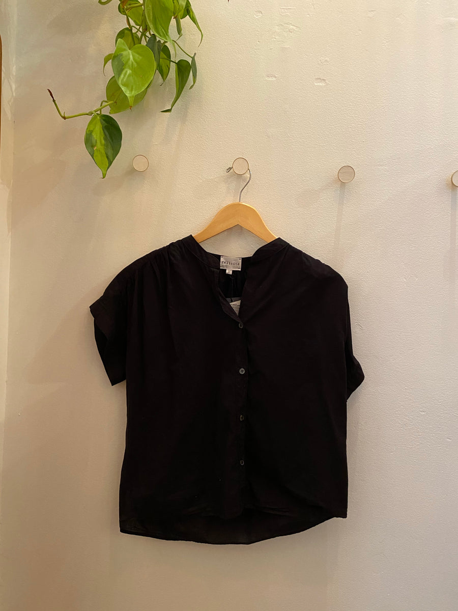 SS French Cotton Black Top